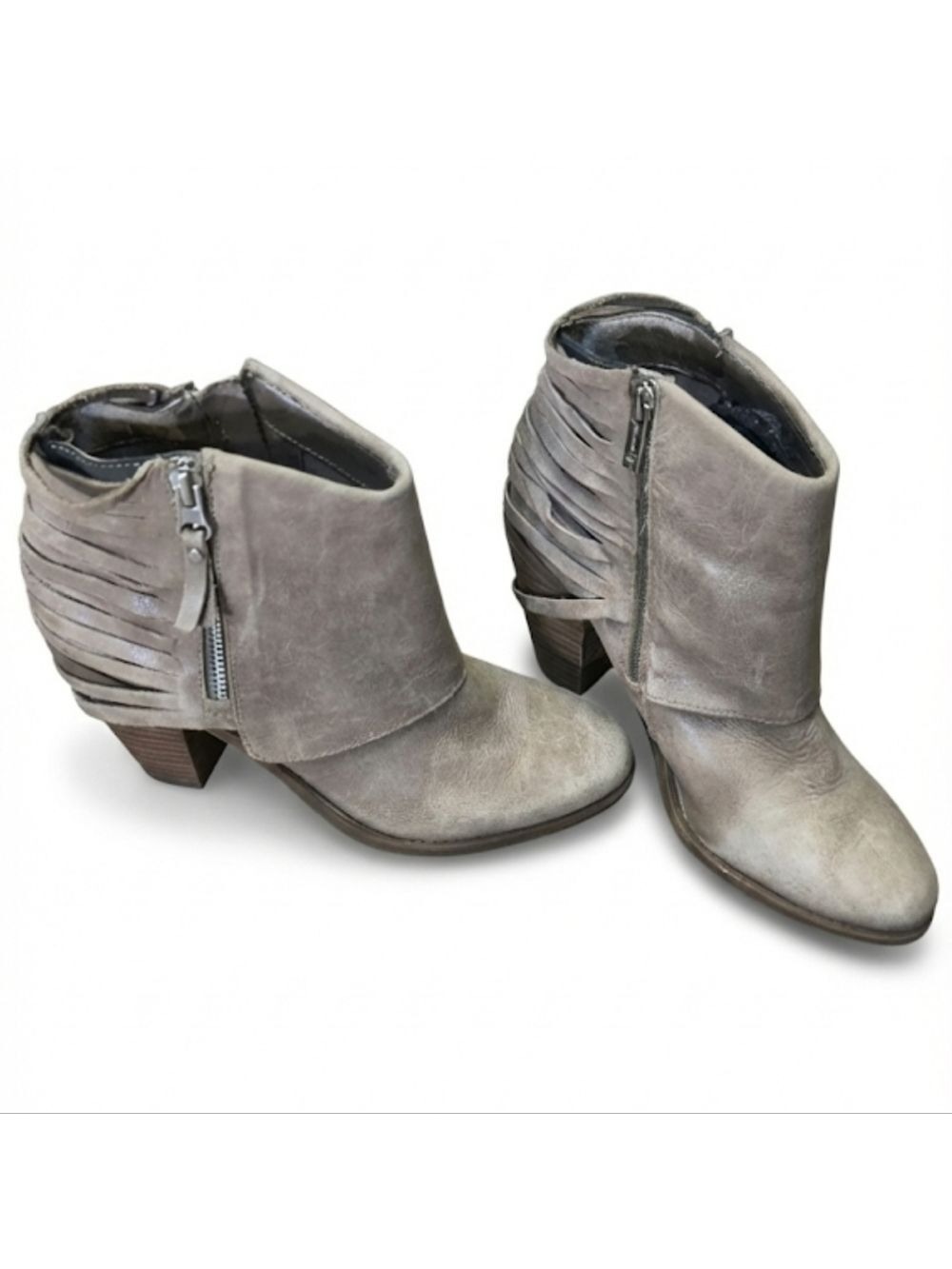 Jessica Simpson Taupe Ankle Booties